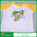 Qing yi custom plastisol heat transfer sticker for the cloth